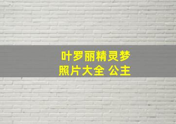 叶罗丽精灵梦照片大全 公主